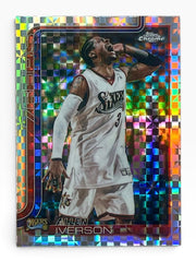 2025-26 Topps Chrome Update Allen Iverson Xfractor
