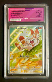 2026 SCORBUNNY  - Illustration Rare 225/217 (HIT Grade 10)