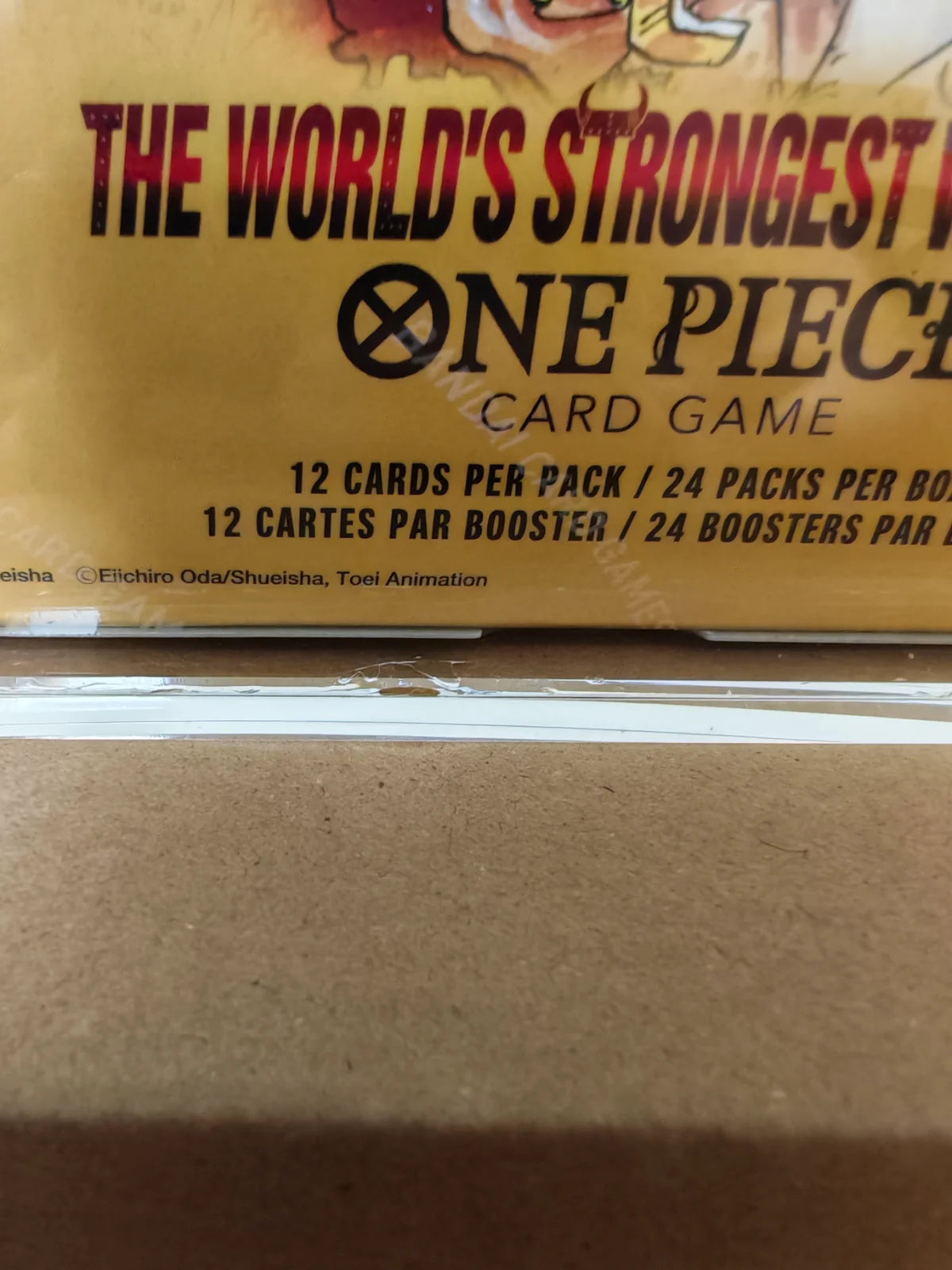 Defective Acrylic for : one piece booster box