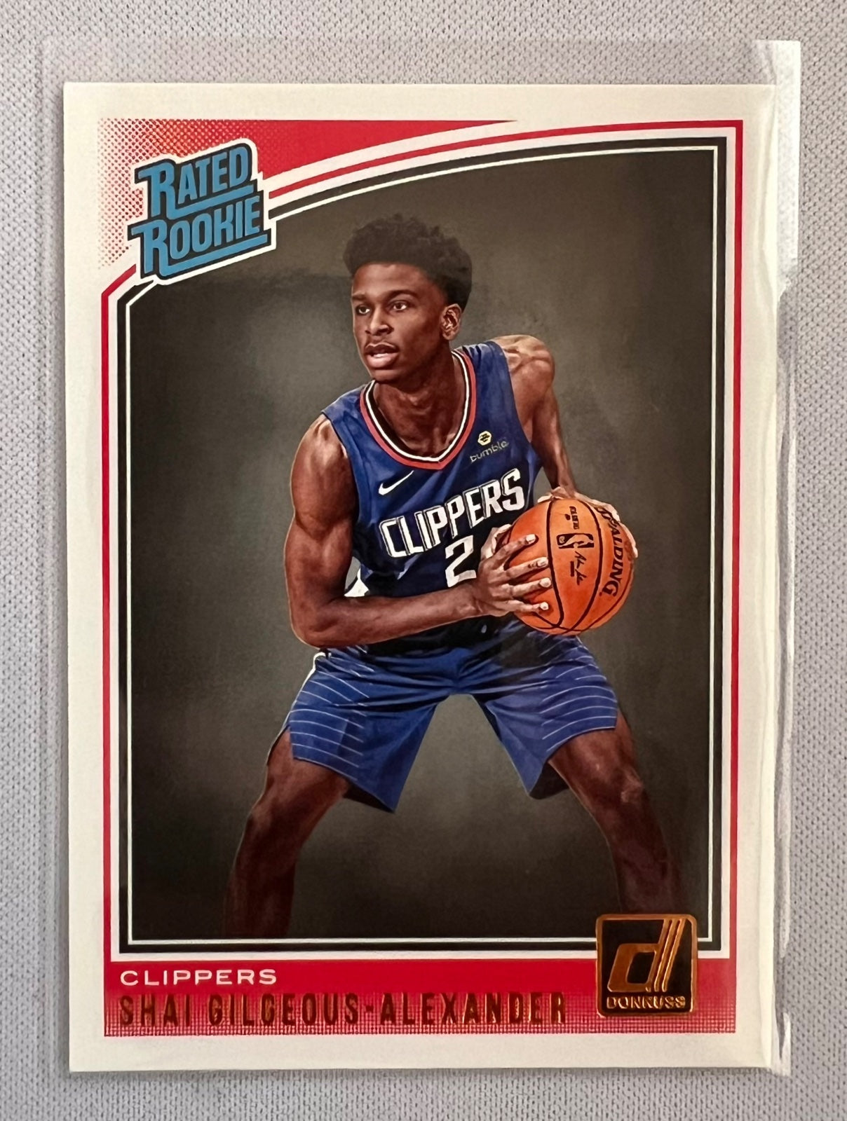 2018 Panini Donruss Shai Gilgeous Alexander Rated Rookie Clippers #162