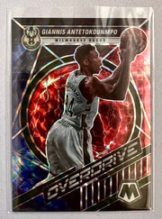 2021-22 Panini Mosaic - Overdrive Giannis Antetokounmpo #10