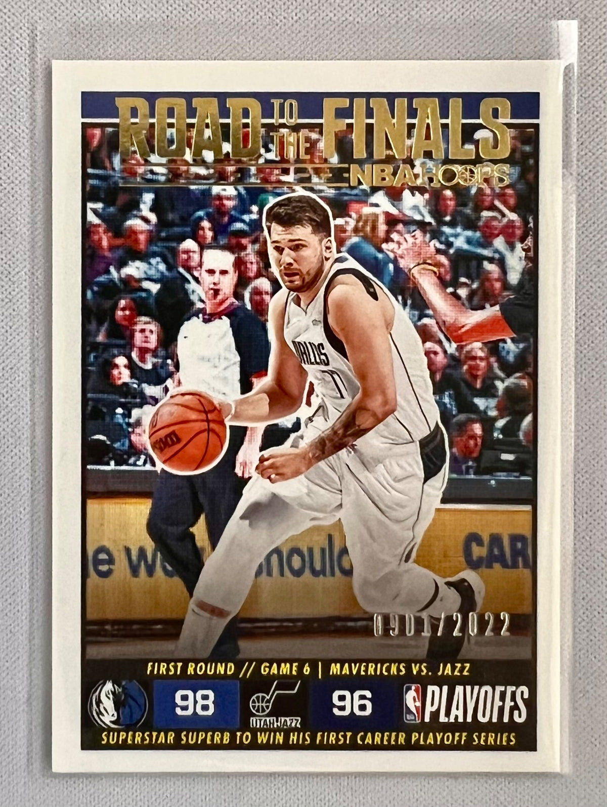 2022-23 NBA Hoops /2022 Luka Doncic #42 Road to the Finals First Print Rare SP