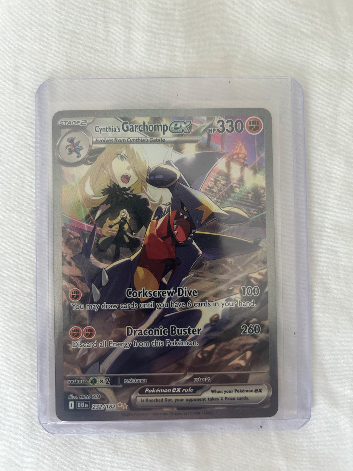 Cynthia's Garchomp ex 232/182 (Destined Rivals)