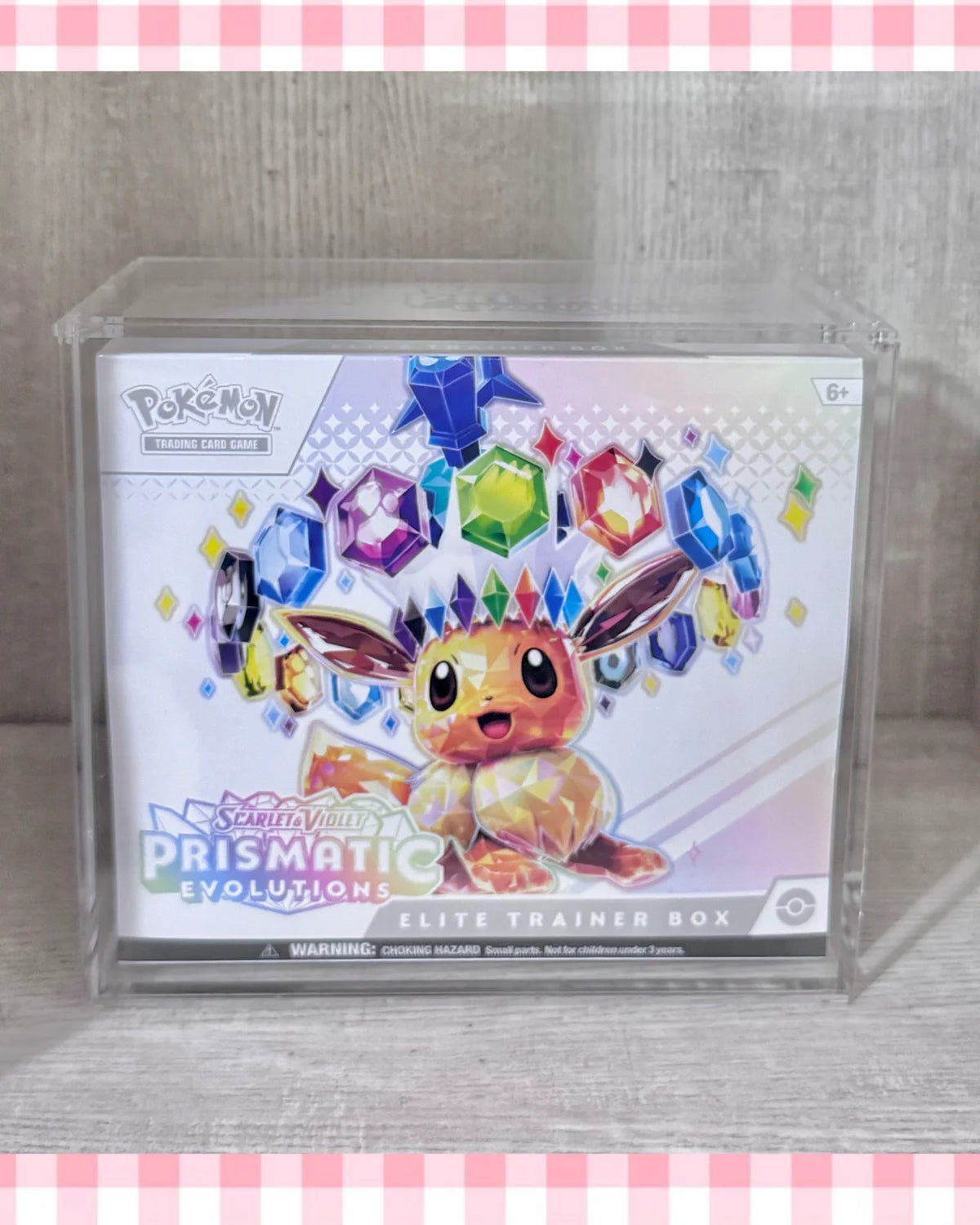 Pokémon ETB Acrylic Display Case
