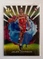 2021-22 Panini Court Kings Jalen Johnson ACETATE ROOKIES Atlanta Hawks #17 RC