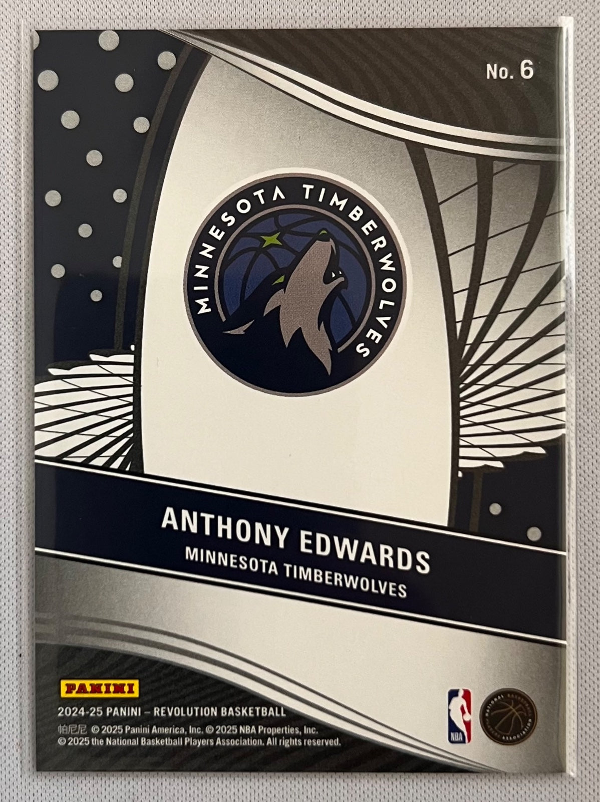 2024-25 Panini Revolution Supernova Anthony Edwards #6
