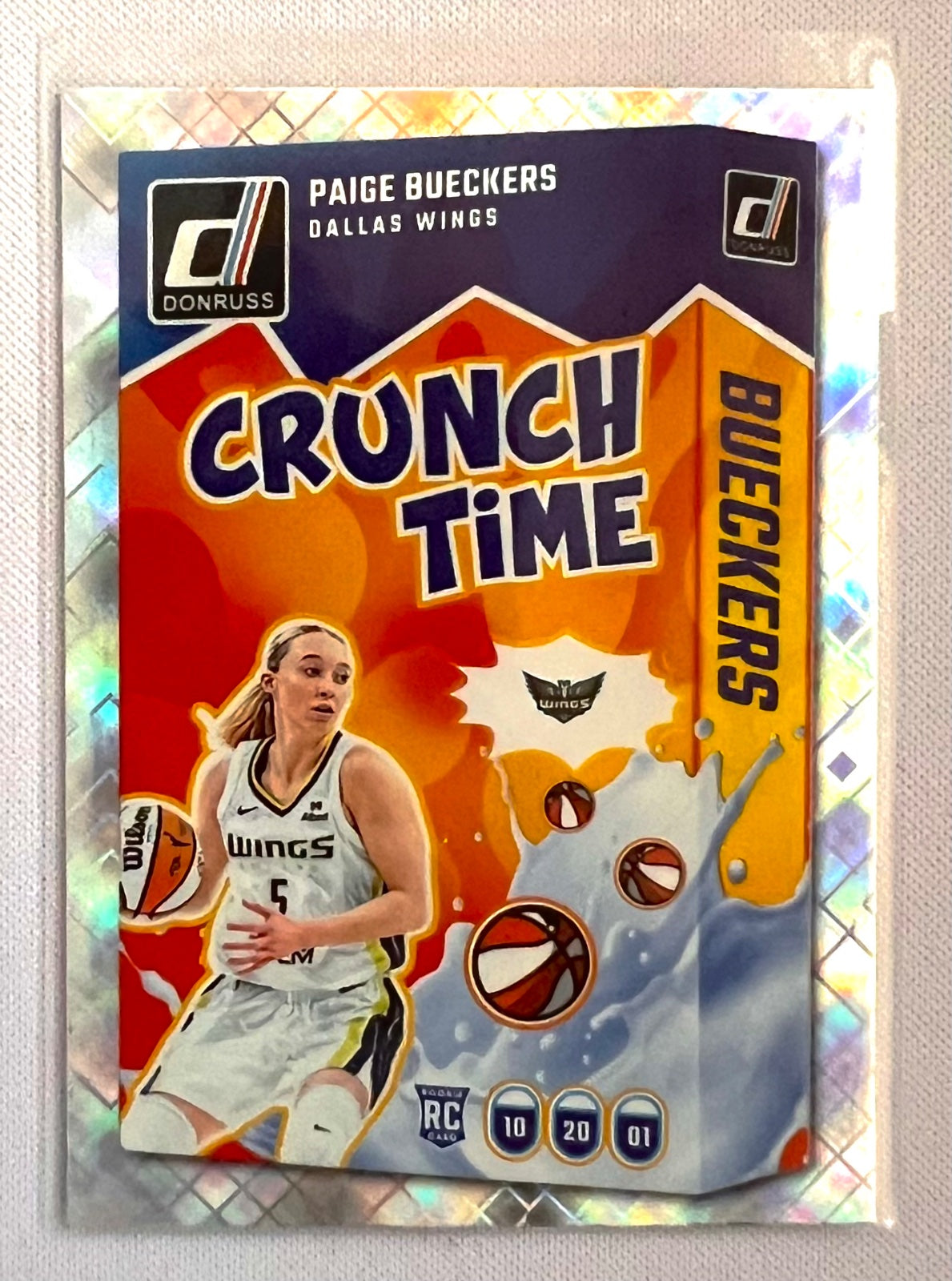 Panini Donruss WNBA 2025 Paige Bueckers Crunch Time Diamond RC Insert #19