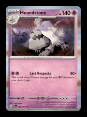 Houndstone 043/091 · Holofoil (Paldean Fates)