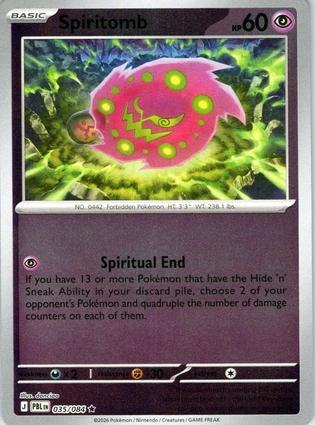 Spiritomb 035/084 · Reverse Holofoil (Pitch Black)
