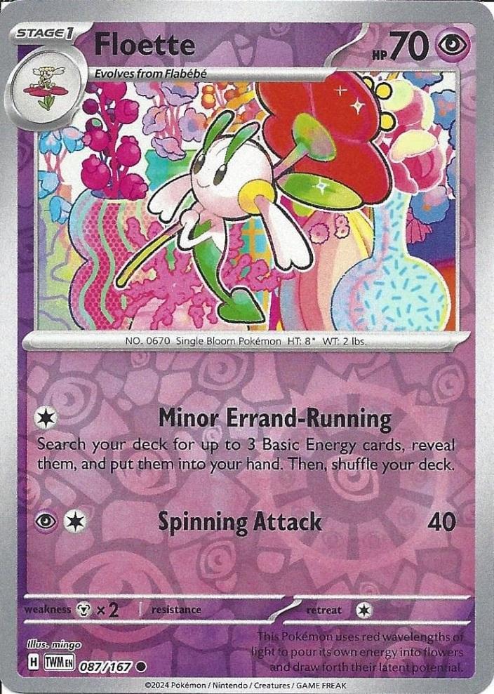 Floette 087/167 · Reverse Holofoil (Twilight Masquerade)