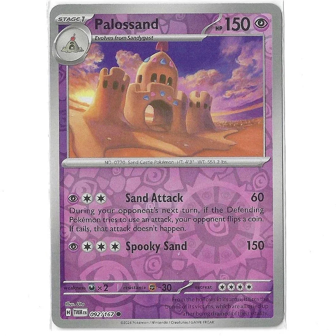 Palossand 092/167 · Reverse Holofoil (Twilight Masquerade)