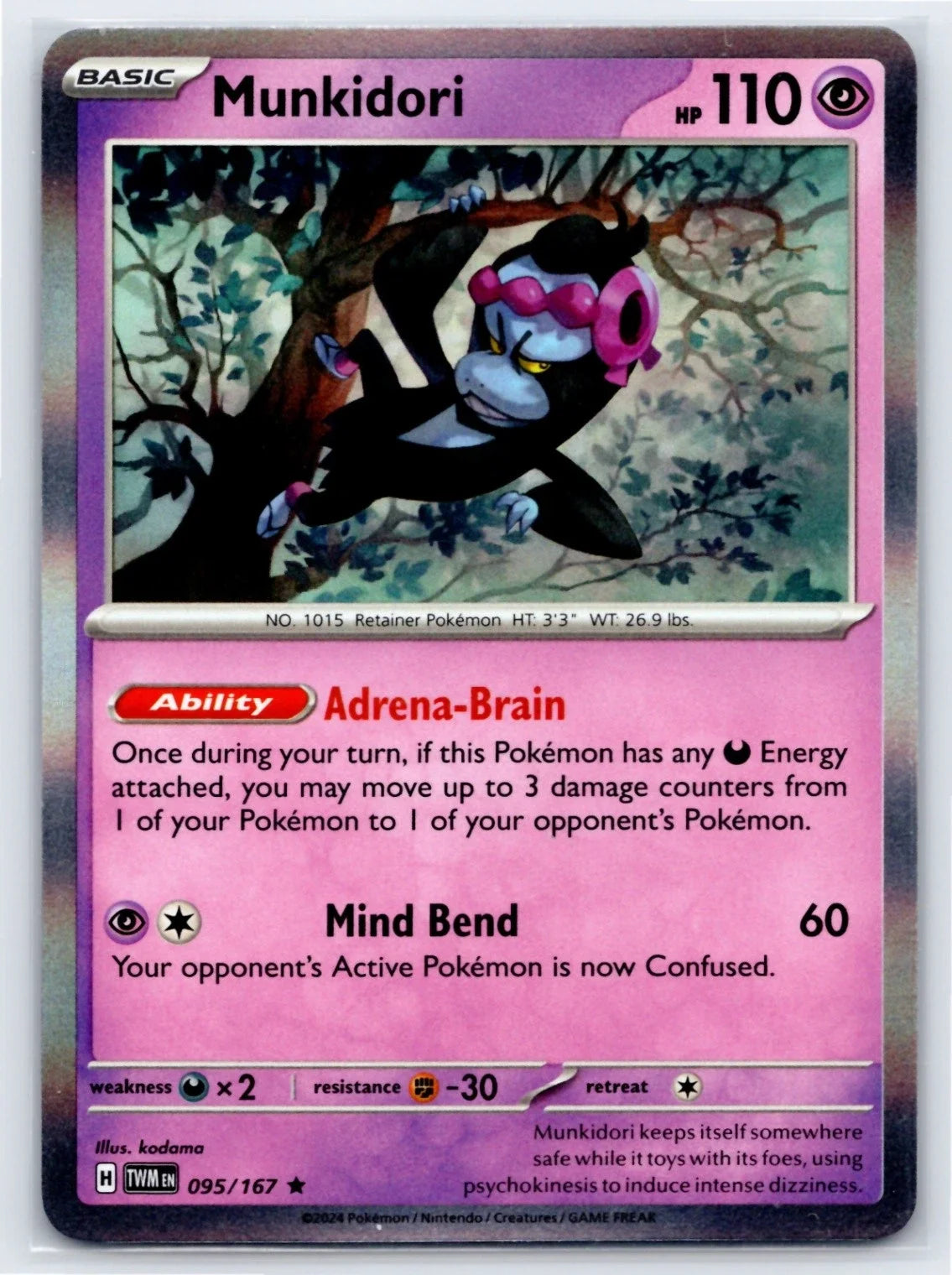 Munkidori 095/167 · Holofoil (Twilight Masquerade)