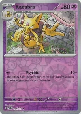 Kadabra 081/167 · Reverse Holofoil (Twilight Masquerade)