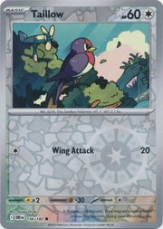 Taillow 156/182 · Reverse Holofoil (Destined Rivals)