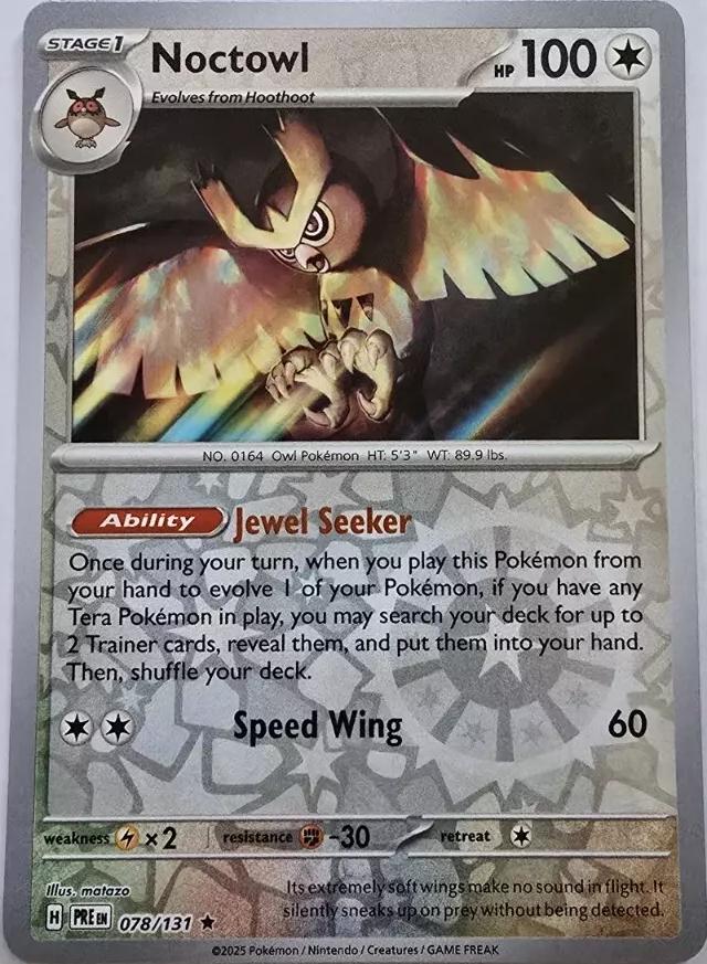 Noctowl 078/131 · Reverse Holofoil (Prismatic Evolutions)