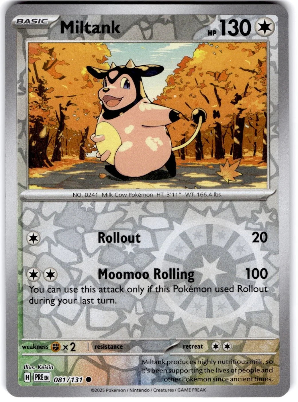 Miltank 081/131 · Reverse Holofoil (Prismatic Evolutions)