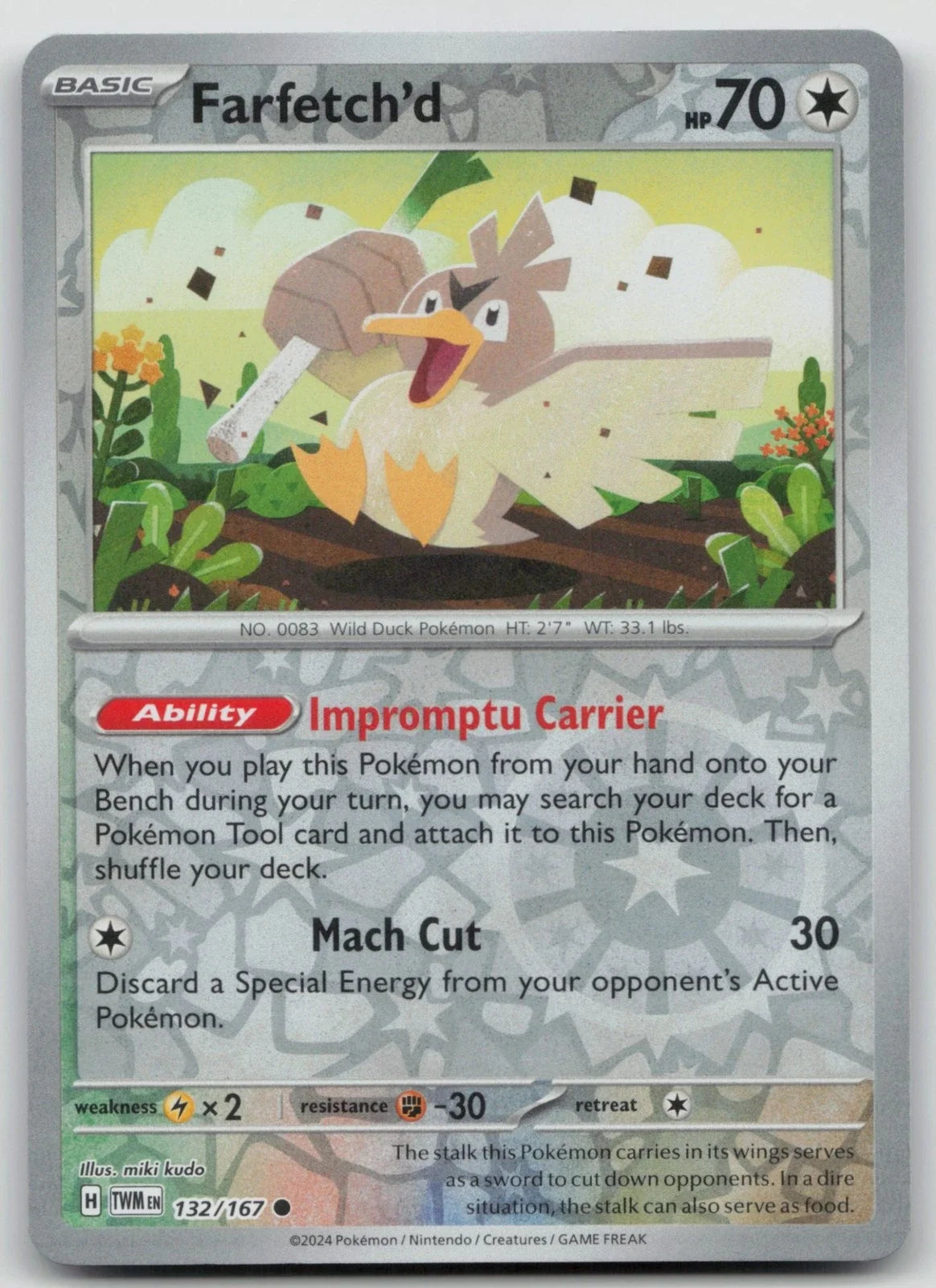 Farfetch'd 132/167 · Reverse Holofoil (Twilight Masquerade)
