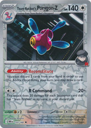 Team Rocket's Porygon-Z 155/182 · Reverse Holofoil (Destined Rivals)