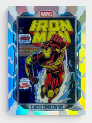 2026 Topps Chrome Marvel Iron Man Classic Comic Covers