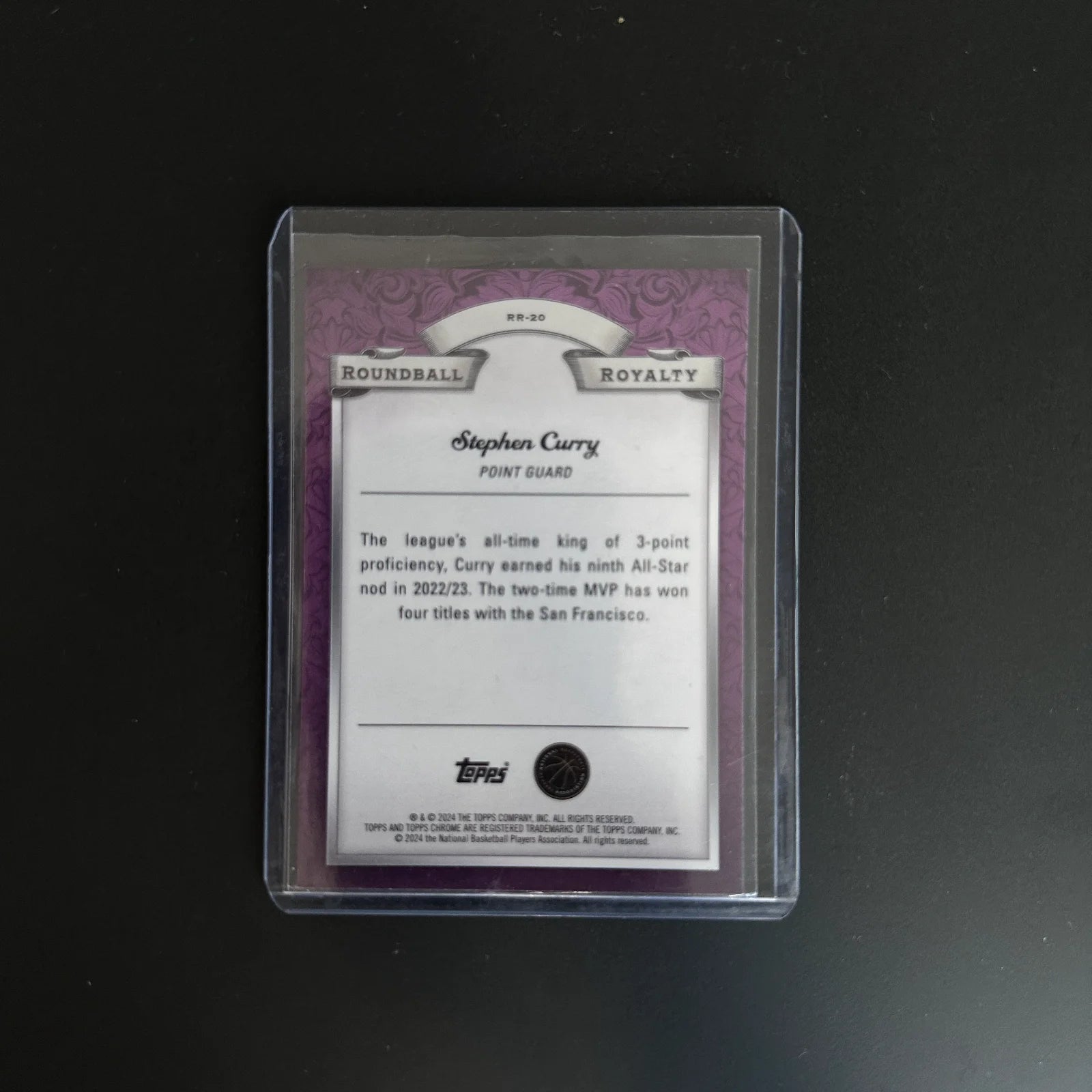 Stephen Curry  Topps Chrome Royalty  Nba Cards