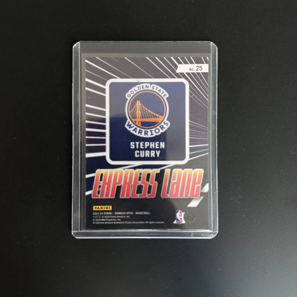 Stephen Curry Panini Donruss Optic Express Lane