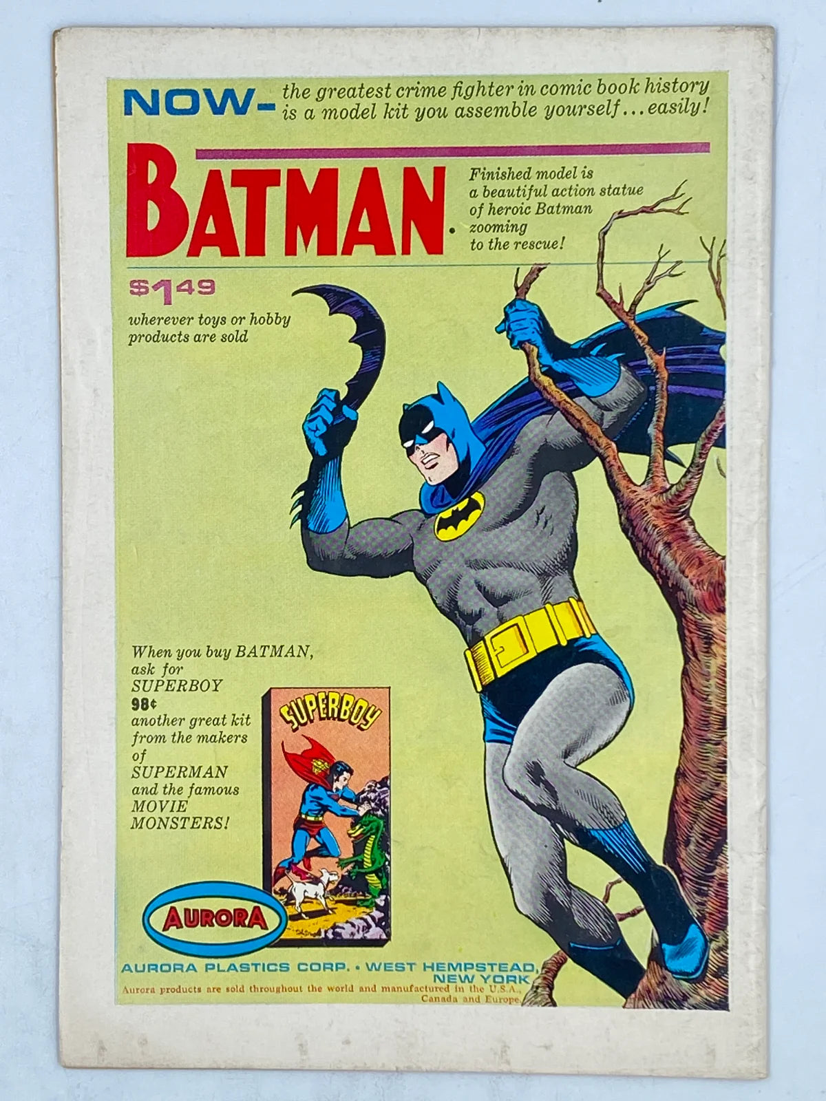 Batman #171, published by DC Comics in May 1965 ( Key Issue ) ( S/N 301 )