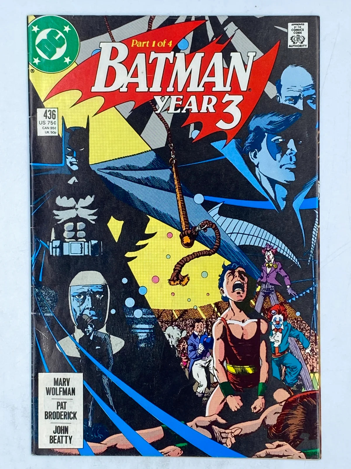 Batman #436 from 1989, first part of the "Year Three" ( first appearance of Tim Drake, who later becomes the third Robin. ( S/N 304 )