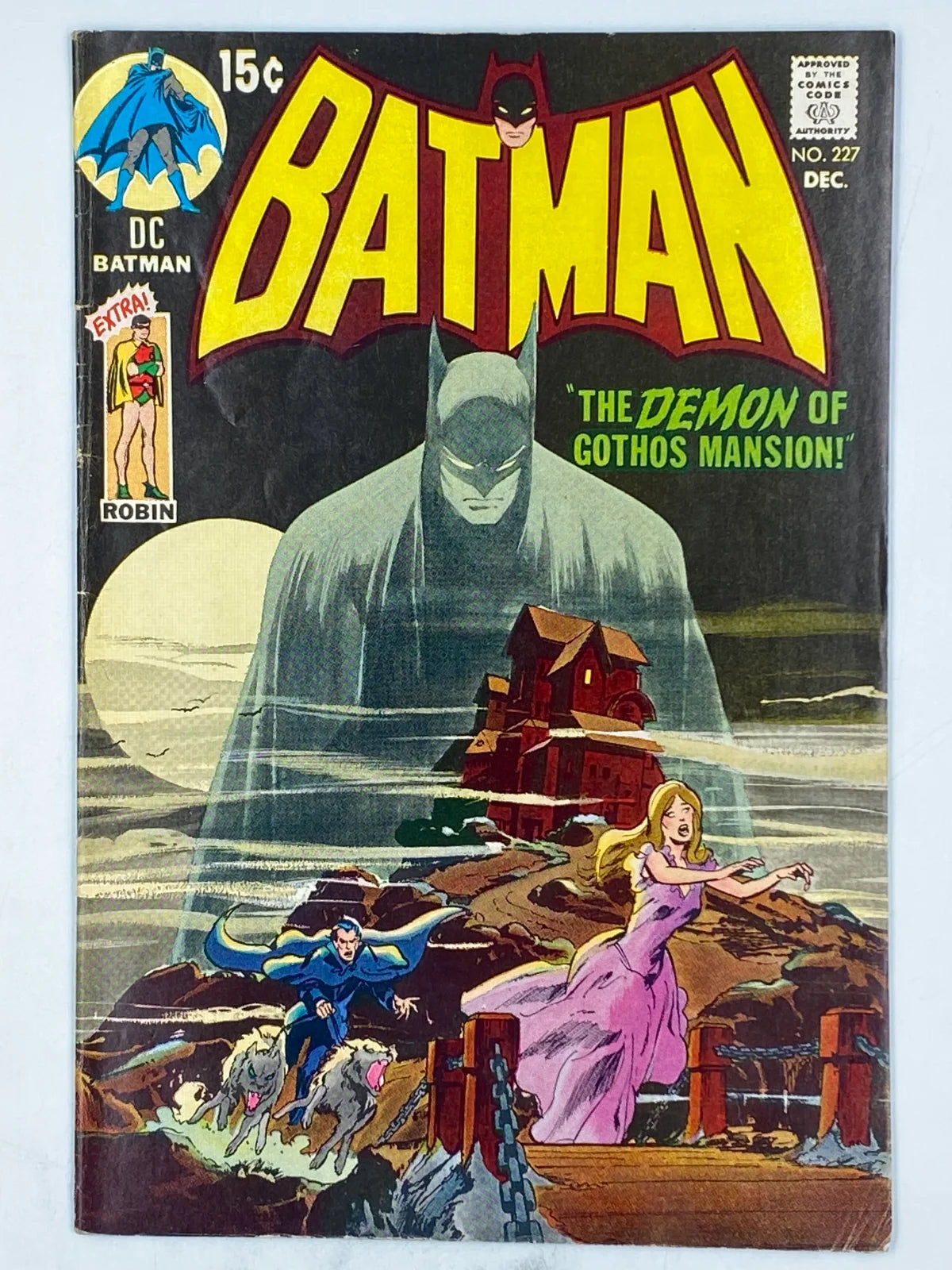 Batman #227 published by DC Comics in December 1970 ( iconic, legendary cover by Neal Adams )( S/N 308 )