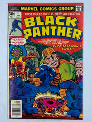 Black Panther #1 published by Marvel Comics in January 1976. ( first appearance of the mystery around "King Solomon's Frog" ) ( S/N 311 )