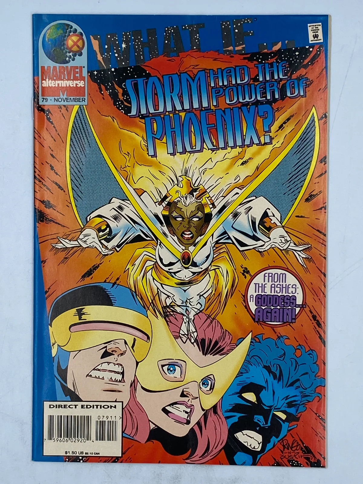 What If...? Vol. 2 #79. " Storm Had the Power of Phoenix?" from November 1995( S/N 320 )
