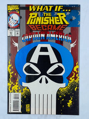 What If? Vol. 2 #51 " the Punisher Had Become Captain America?" published by Marvel Comics in July 1993. ( S/N 328 )