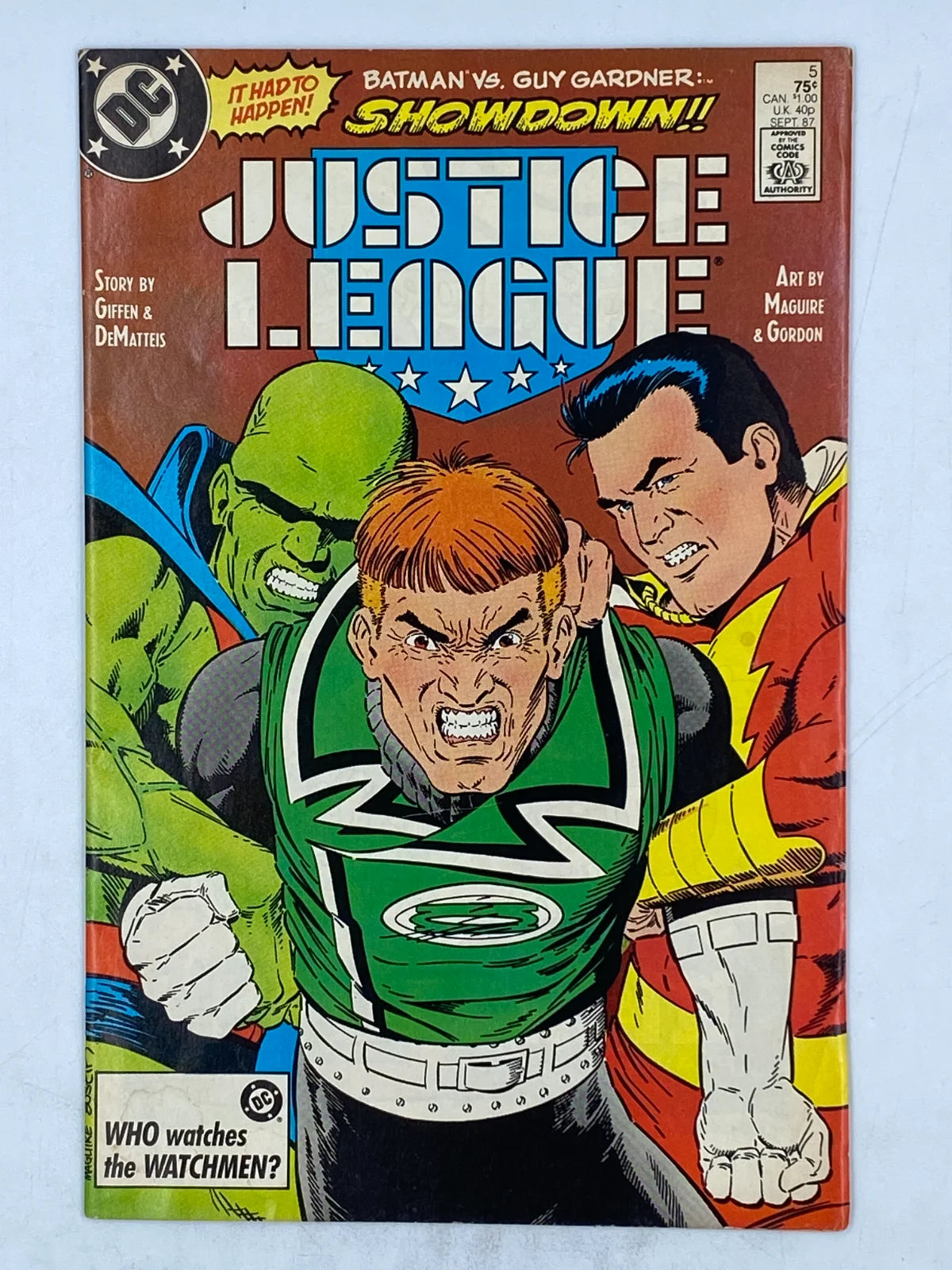 Justice League #5 (DC Comics, September 1987) ( S/N 339 )