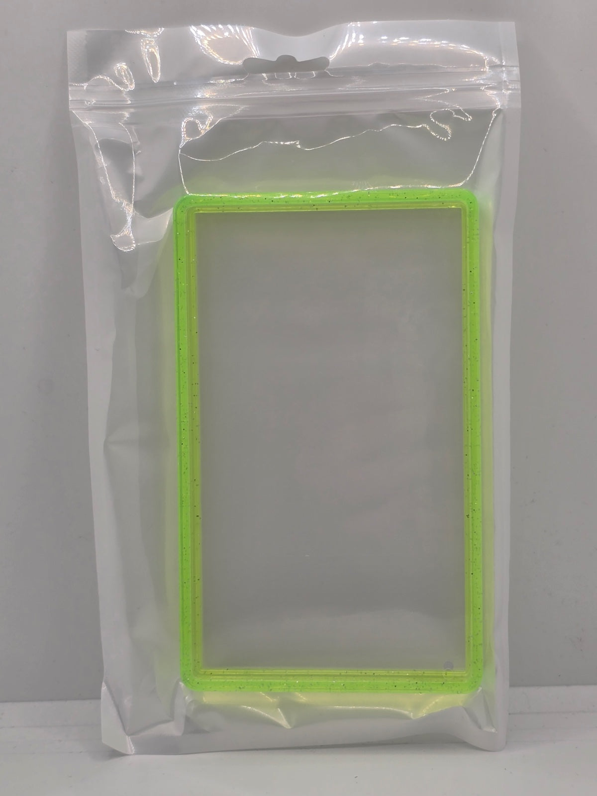 PSA Slab Guard with Clear Back Support - Sparkly Neon Yellow