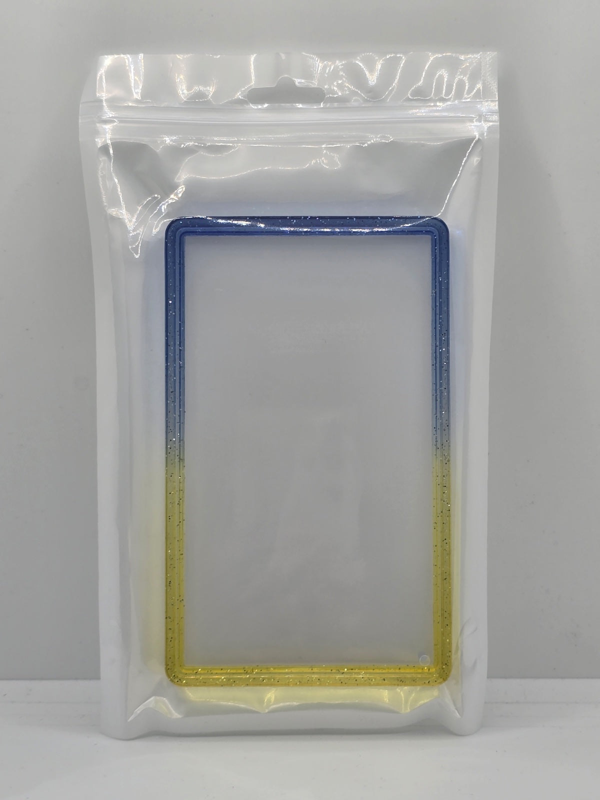 PSA Slab Guard with Clear Back Support - Sparkly Dark Blue/Yellow