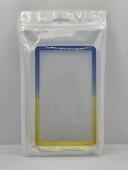 PSA Slab Guard with Clear Back Support - Sparkly Dark Blue/Yellow