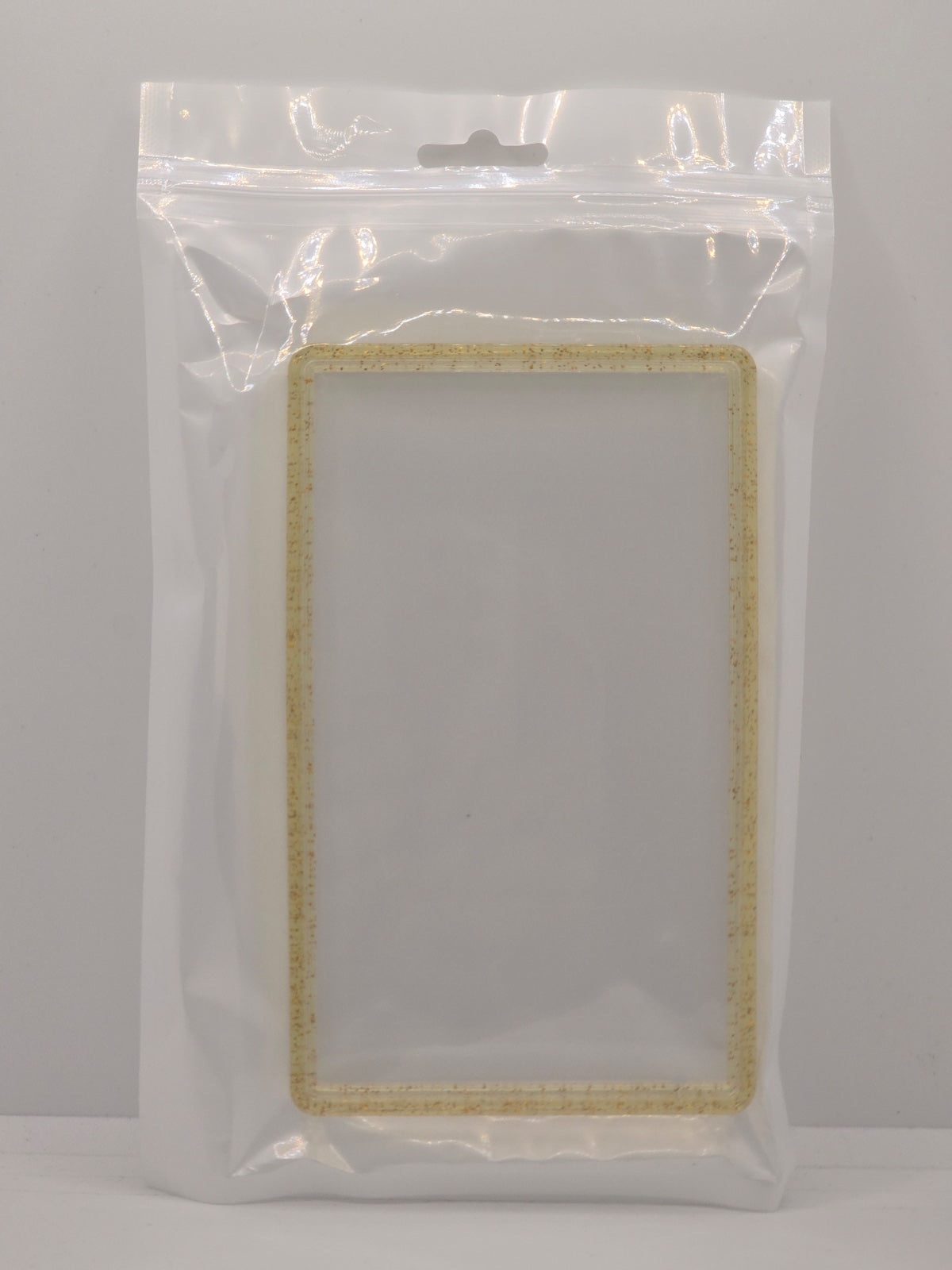 PSA Slab Guard with Clear Back Support - Sparkly Gold