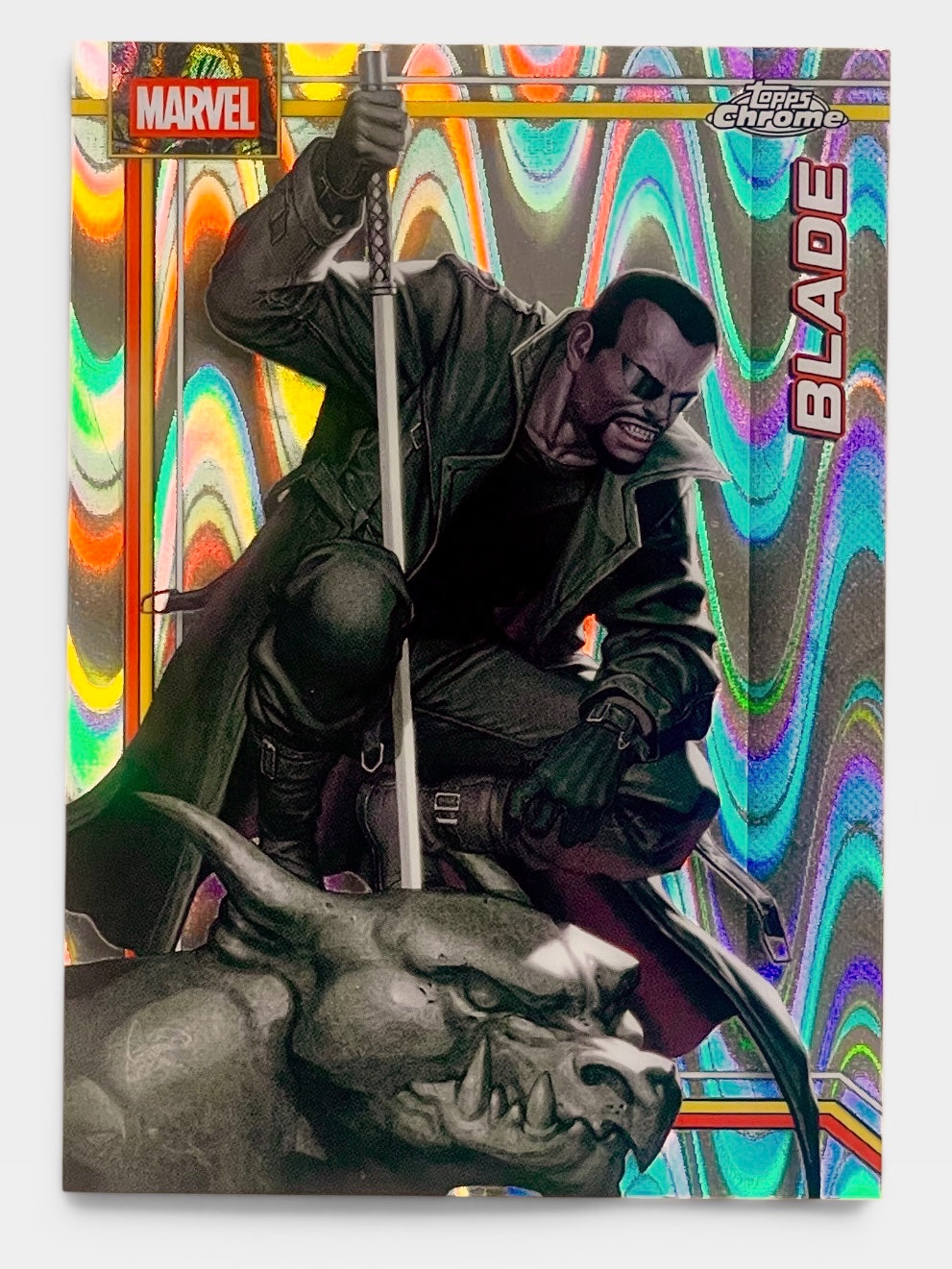 2026 Topps Chrome Marvel Blade Raywave Refractor