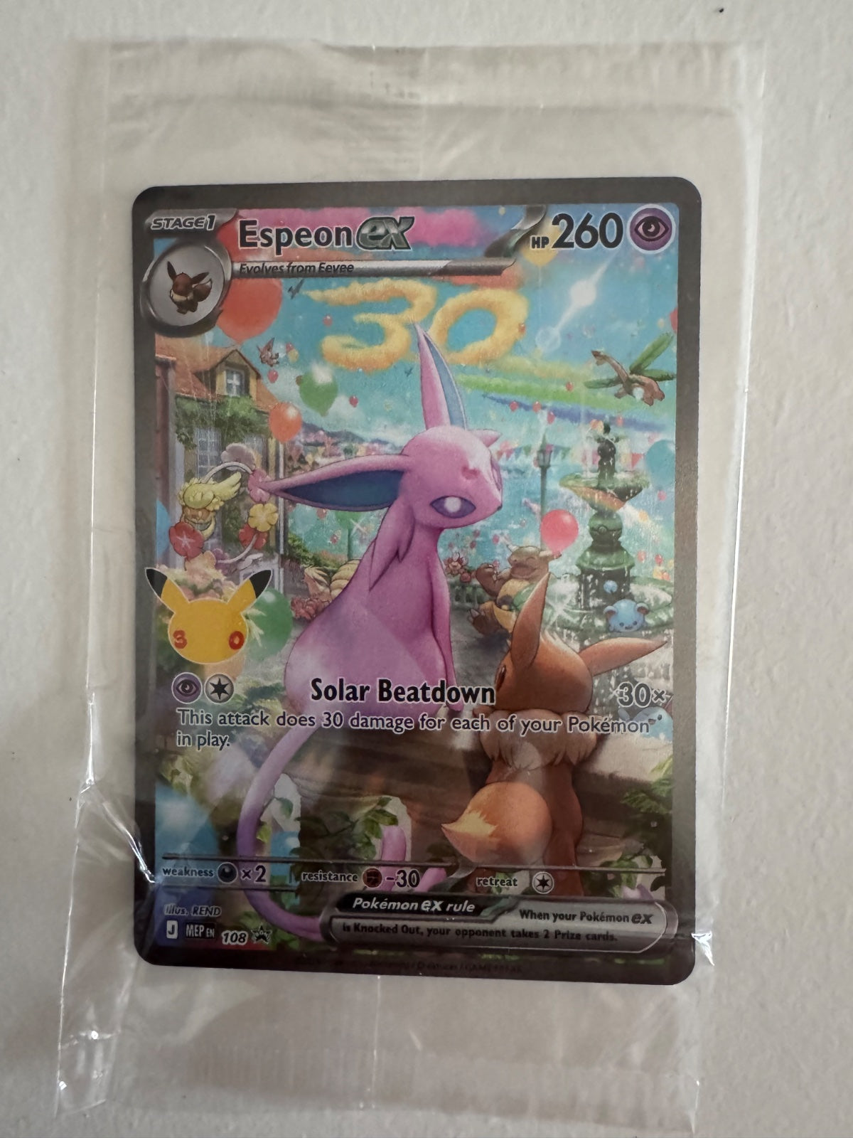 Espeon ex - 108 (30th Celebration) (Mega Evolution Promos)