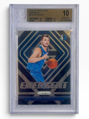 2018-19 Panini Prizm Luka Doncic Emergent BGS 10