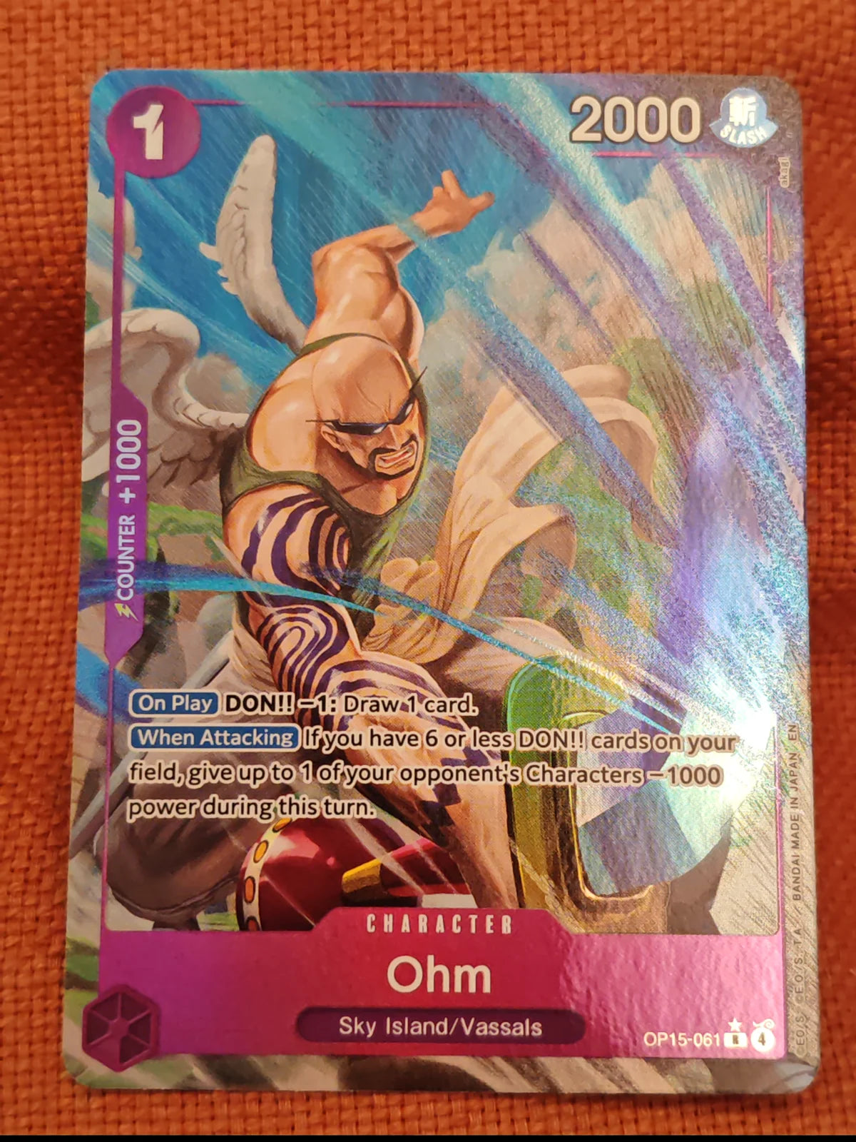 Ohm (Alternate Art) OP15-061 (Adventure on Kami's Island)