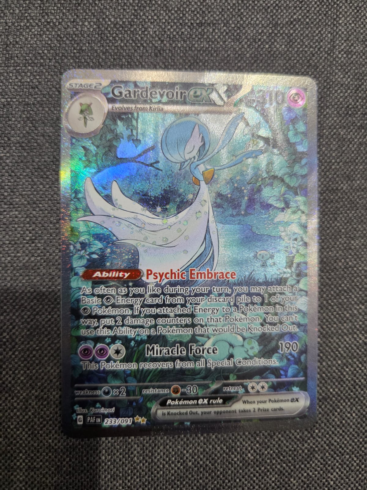 Gardevoir ex 233/091 (Paldean Fates)