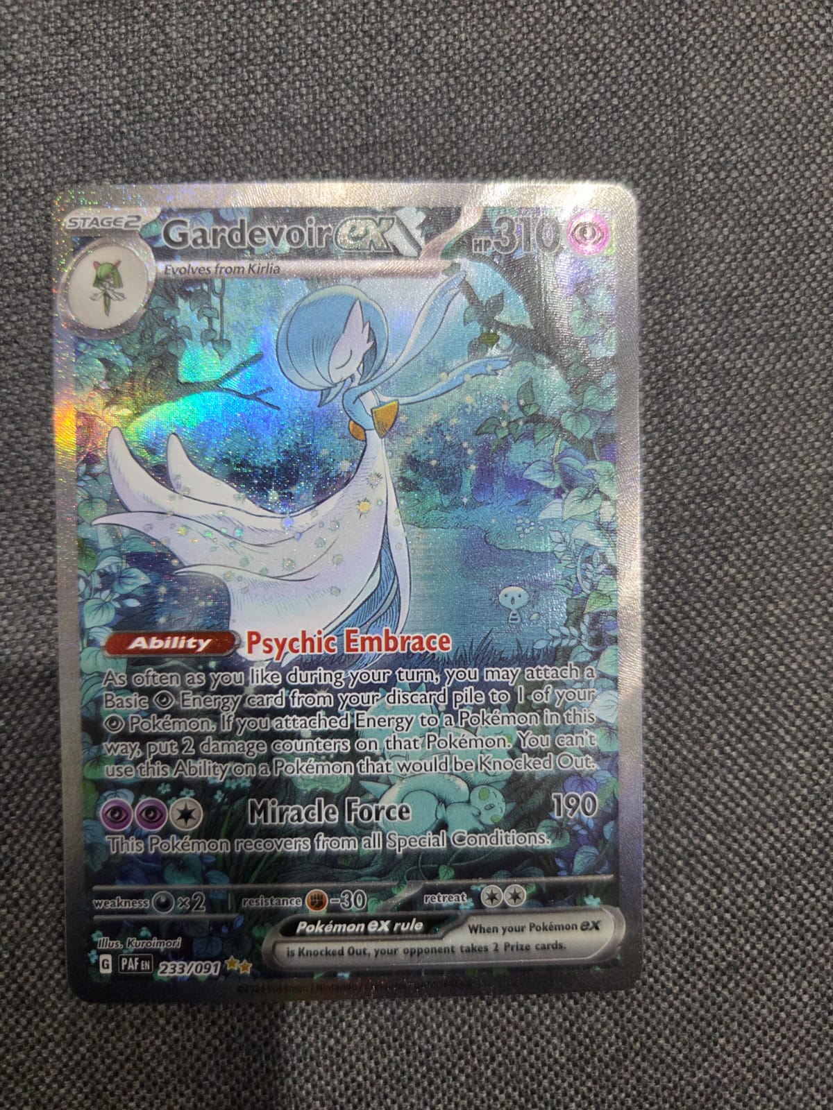Gardevoir ex 233/091 (Paldean Fates)