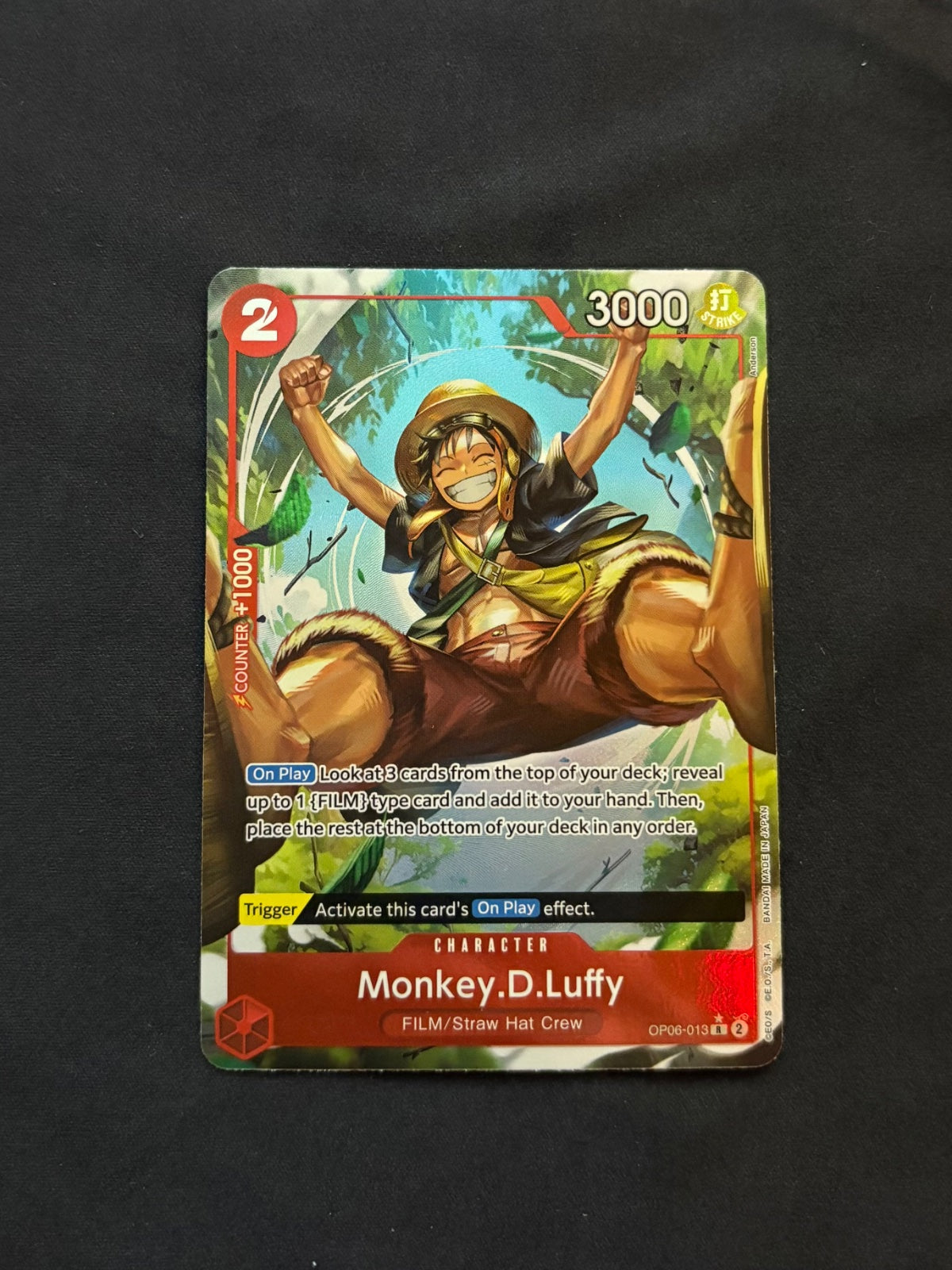 Monkey.D.Luffy (Alternate Art) OP06-013 (Wings of the Captain)