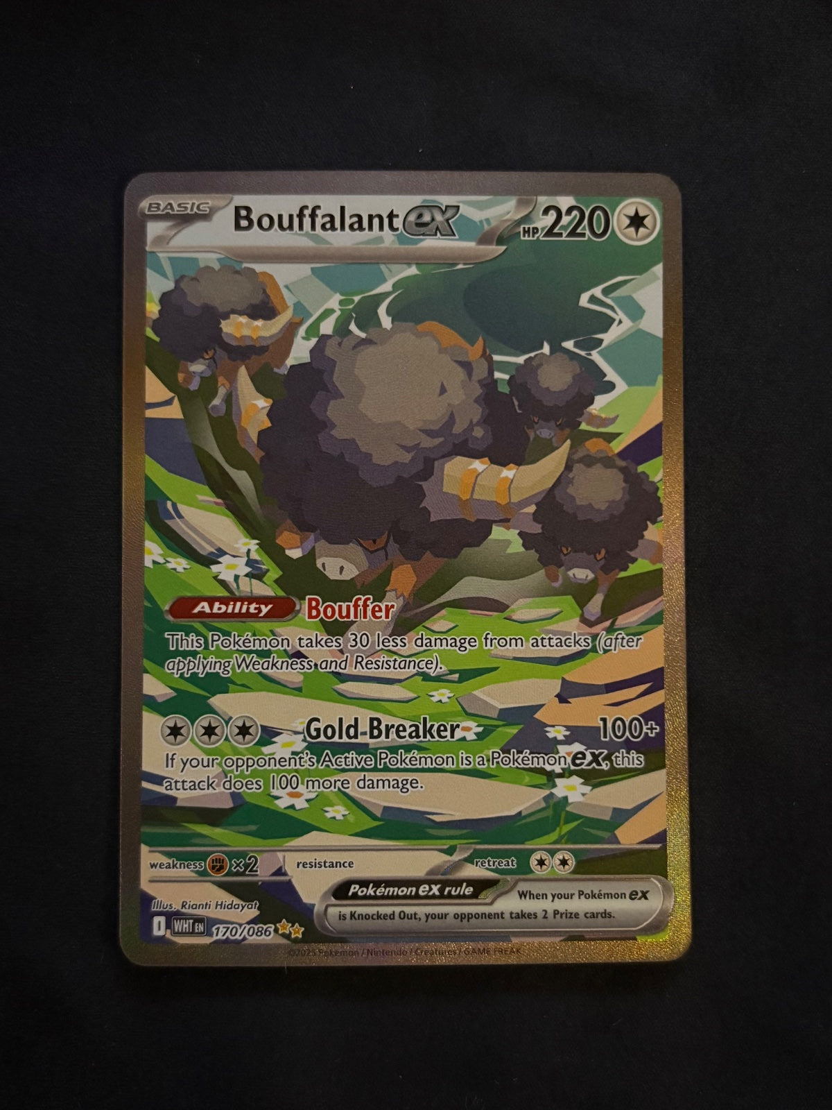 Bouffalant ex 170/086 (White Flare)