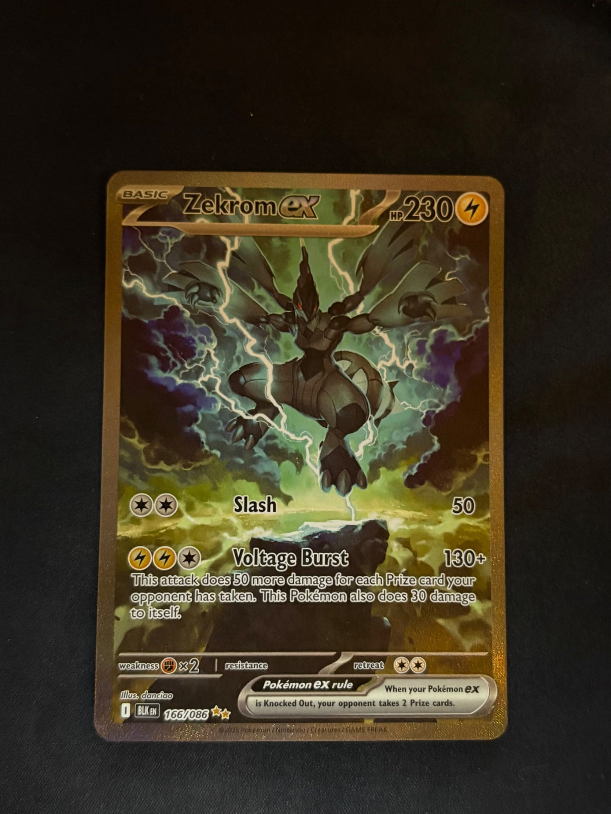 Zekrom ex 166/086 (Black Bolt)