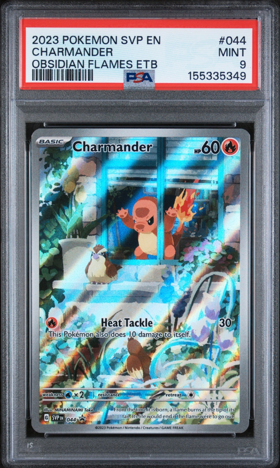 Charmander 044 (Scarlet & Violet Promo) — PSA 9