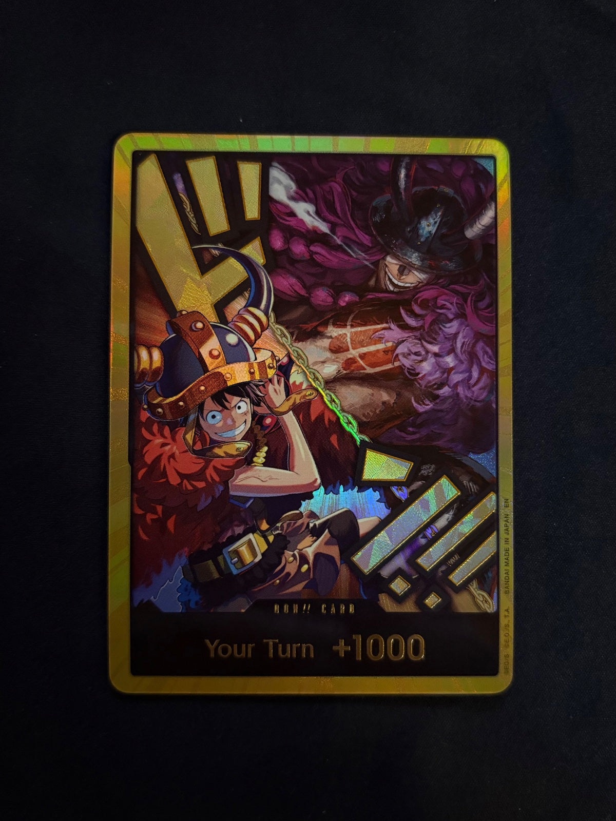 DON!! Card (Alternate Art) (Luffy and Loki) (Gold) (The World's Strongest Warriors)