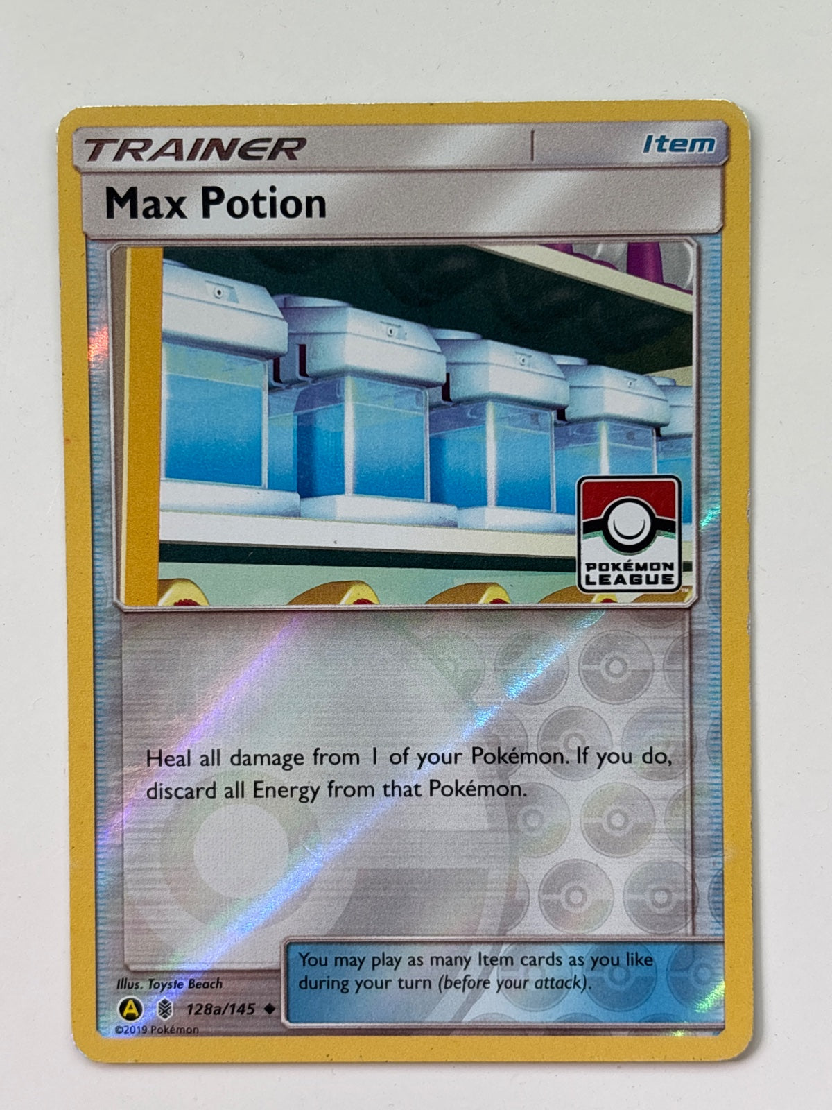 Max Potion (League Promo) 128a/145 (League & Championship Cards)