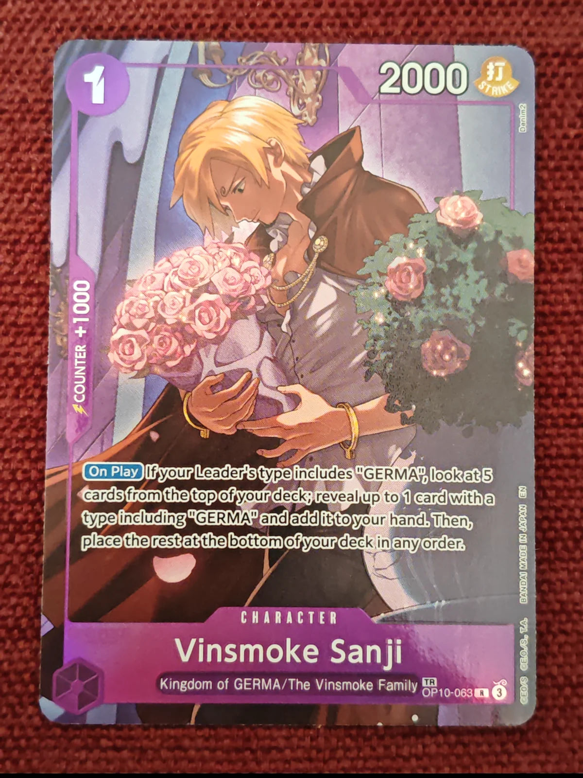 Vinsmoke Sanji (TR) OP10-063 (Legacy of the Master)