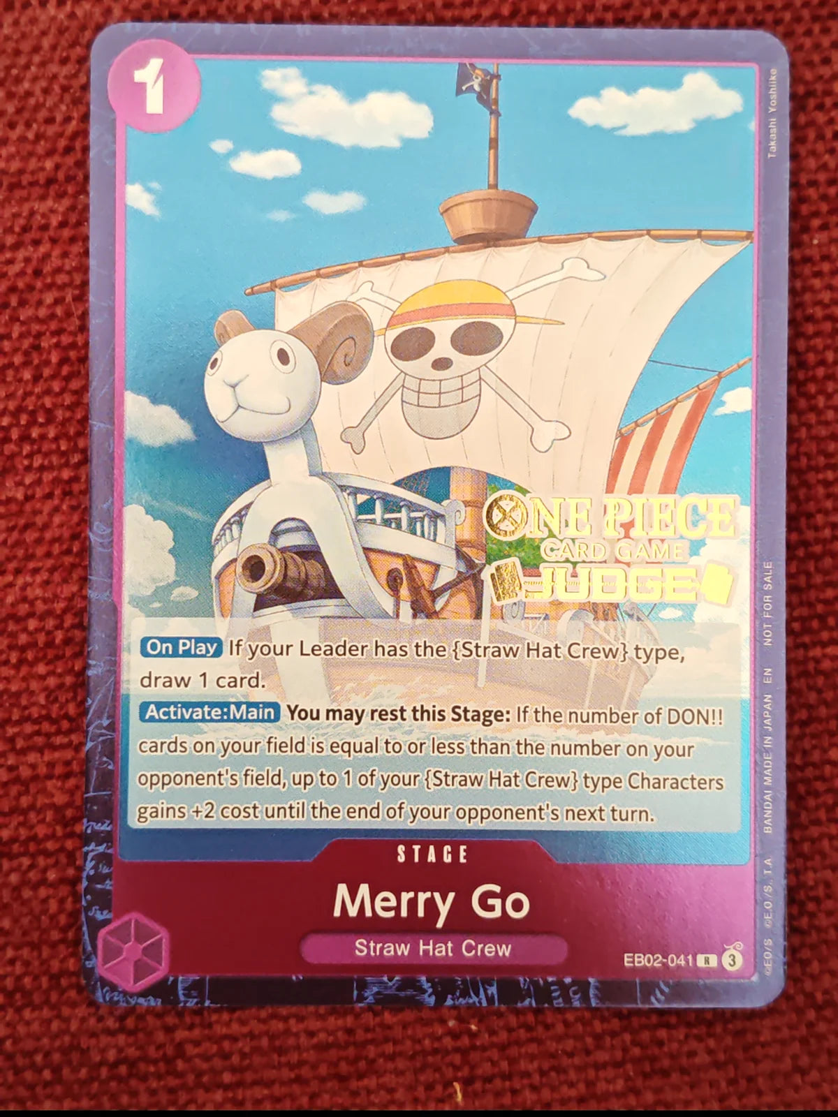 Merry Go (Judge Pack Vol. 7) EB02-041 (One Piece Promotion Cards)